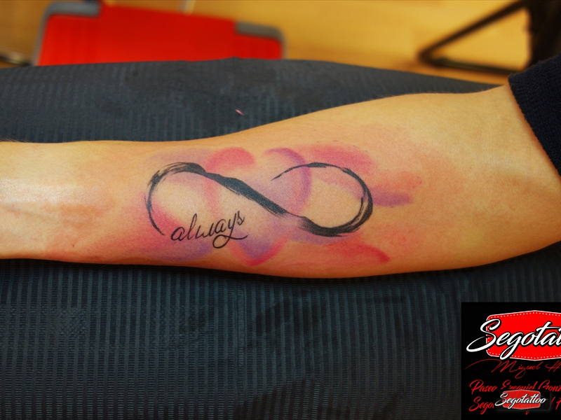 Infinito Always Corazón Perfil Mujer Muerta Guadarrama