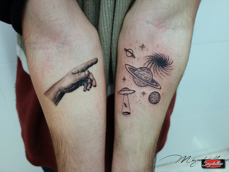 planetas mano creacion